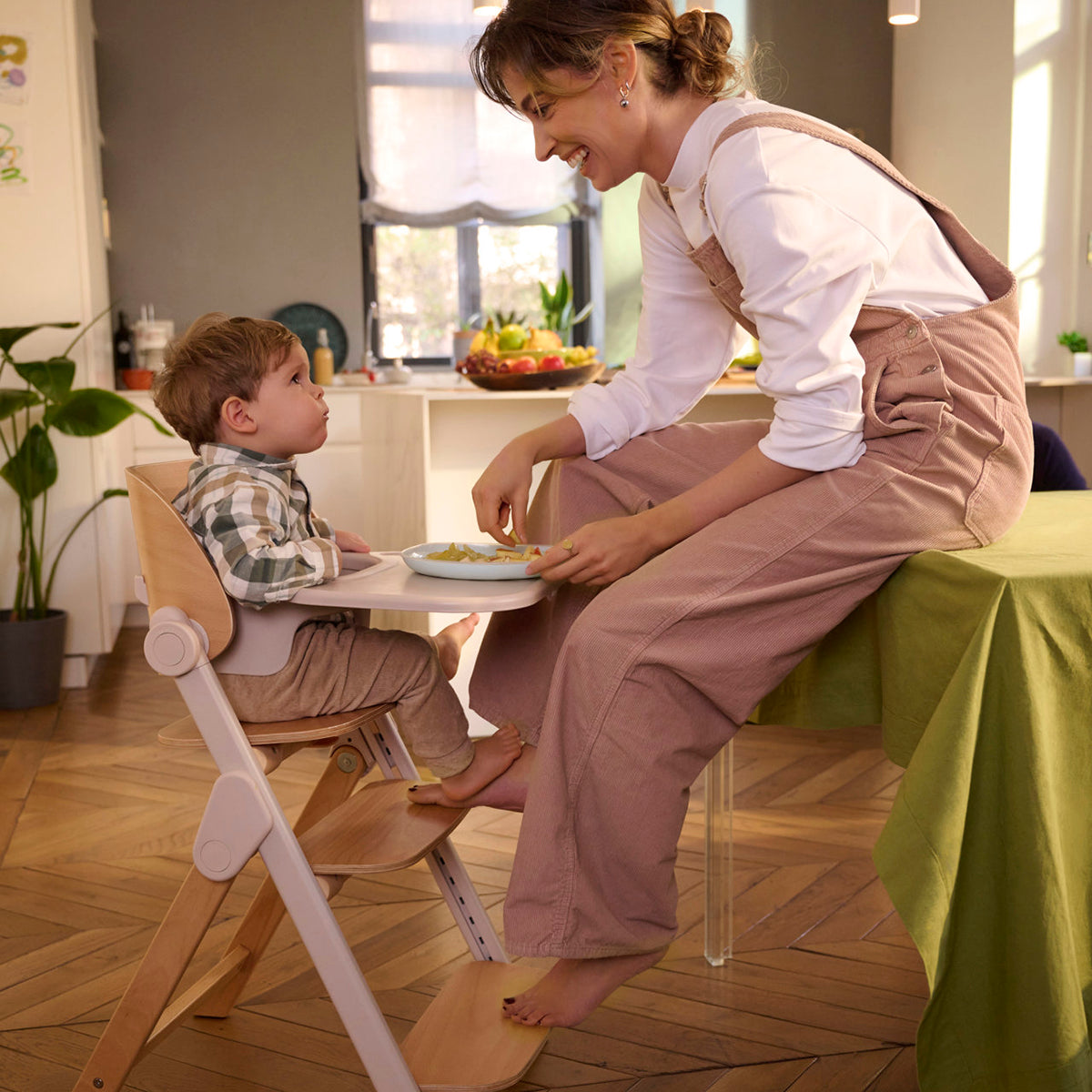 כיסא אוכל צ'יקו מרווליה אבן | Chicco Meraviglia Full Set Highchair Fossil