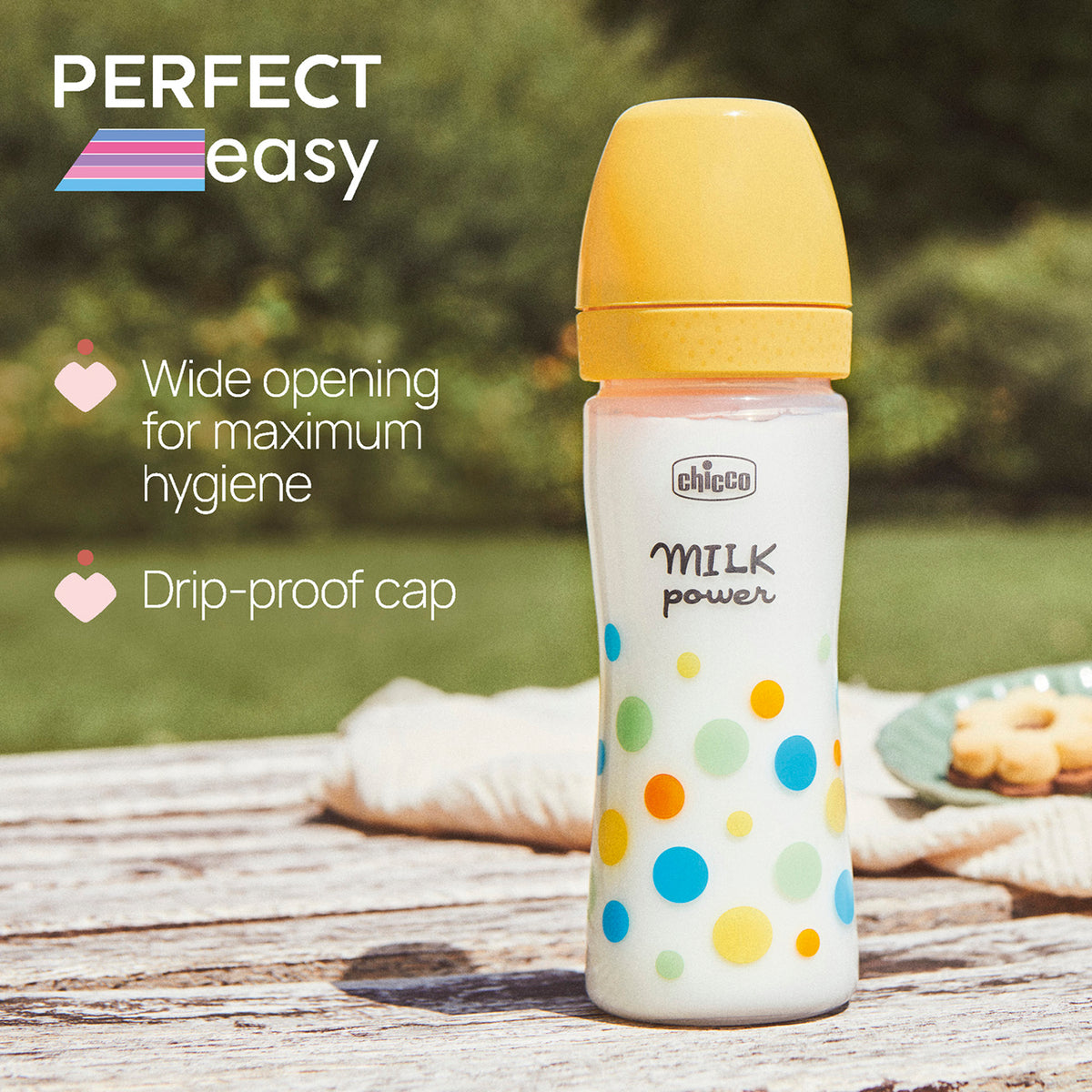 בקבוק צ'יקו פרפקט איזי ירוק 150 מ"ל 0M+ | Chicco Bottle Perfect Easy