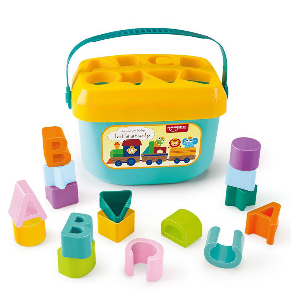משחק קוביות התאמת צורות האנגר | Huanger Baby Blocks