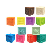 סט קוביות חישה האנגר 12 יח’ | Huanger Soft Plastic Toys 12 pcs Colorful