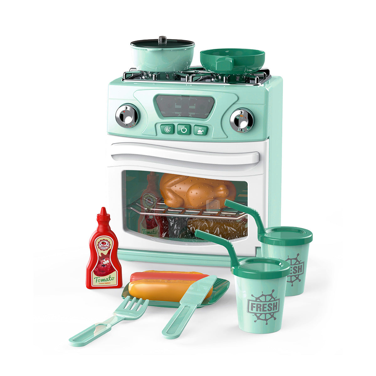 תנור משחק ירוק | Baking Oven Set Green