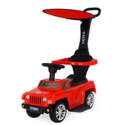 בימבה ג'יפ מוסיקלי עם גגון טוויגי אדום | ™Twigy My First Drive Red