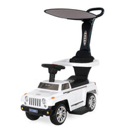 בימבה ג'יפ מוסיקלי עם גגון טוויגי לבן | ™Twigy My First Drive White