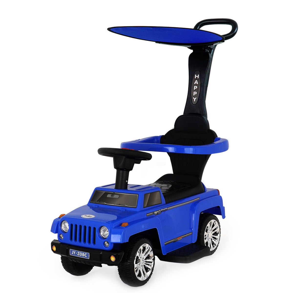 בימבה ג'יפ מוסיקלי עם גגון טוויגי כחול | ™Twigy My First Drive Blue