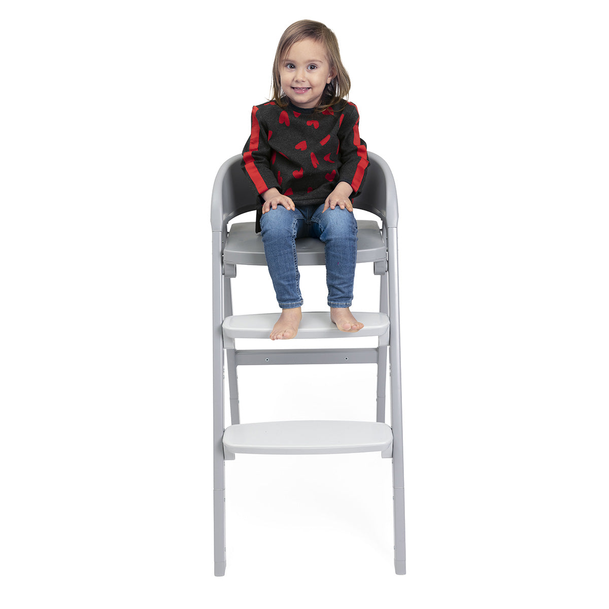כיסא אוכל גבוה צ'יקו קרשנדו אפ קלאוד  | Chicco Crescendo UP Highchair Steel Cloud RE Lux