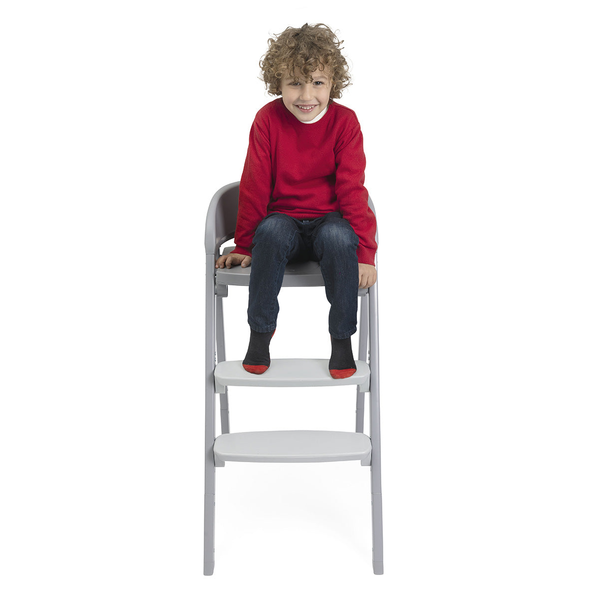 כיסא אוכל גבוה צ'יקו קרשנדו אפ קלאוד  | Chicco Crescendo UP Highchair Steel Cloud RE Lux