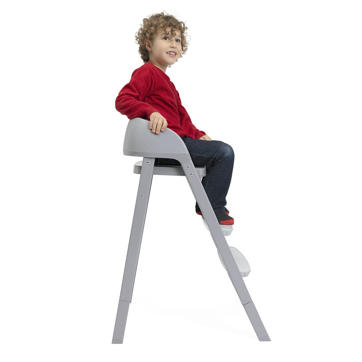 כיסא אוכל גבוה צ'יקו קרשנדו אפ קלאוד  | Chicco Crescendo UP Highchair Steel Cloud RE Lux