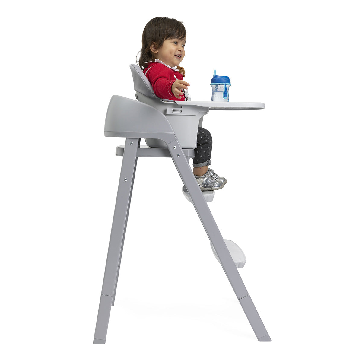 כיסא אוכל גבוה צ'יקו קרשנדו אפ קלאוד  | Chicco Crescendo UP Highchair Steel Cloud RE Lux