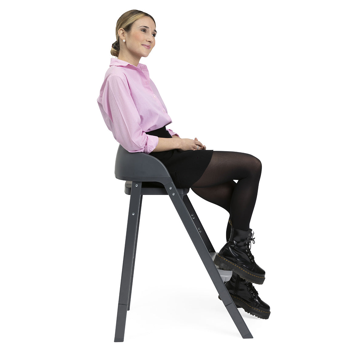 כיסא אוכל גבוה צ'יקו קרשנדו אפ שחור | Chicco Crescendo UP Highchair Black RE Lux