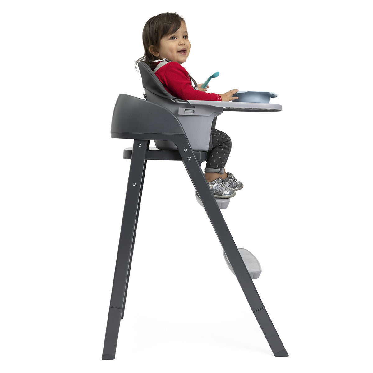 כיסא אוכל גבוה צ'יקו קרשנדו אפ שחור | Chicco Crescendo UP Highchair Black RE Lux