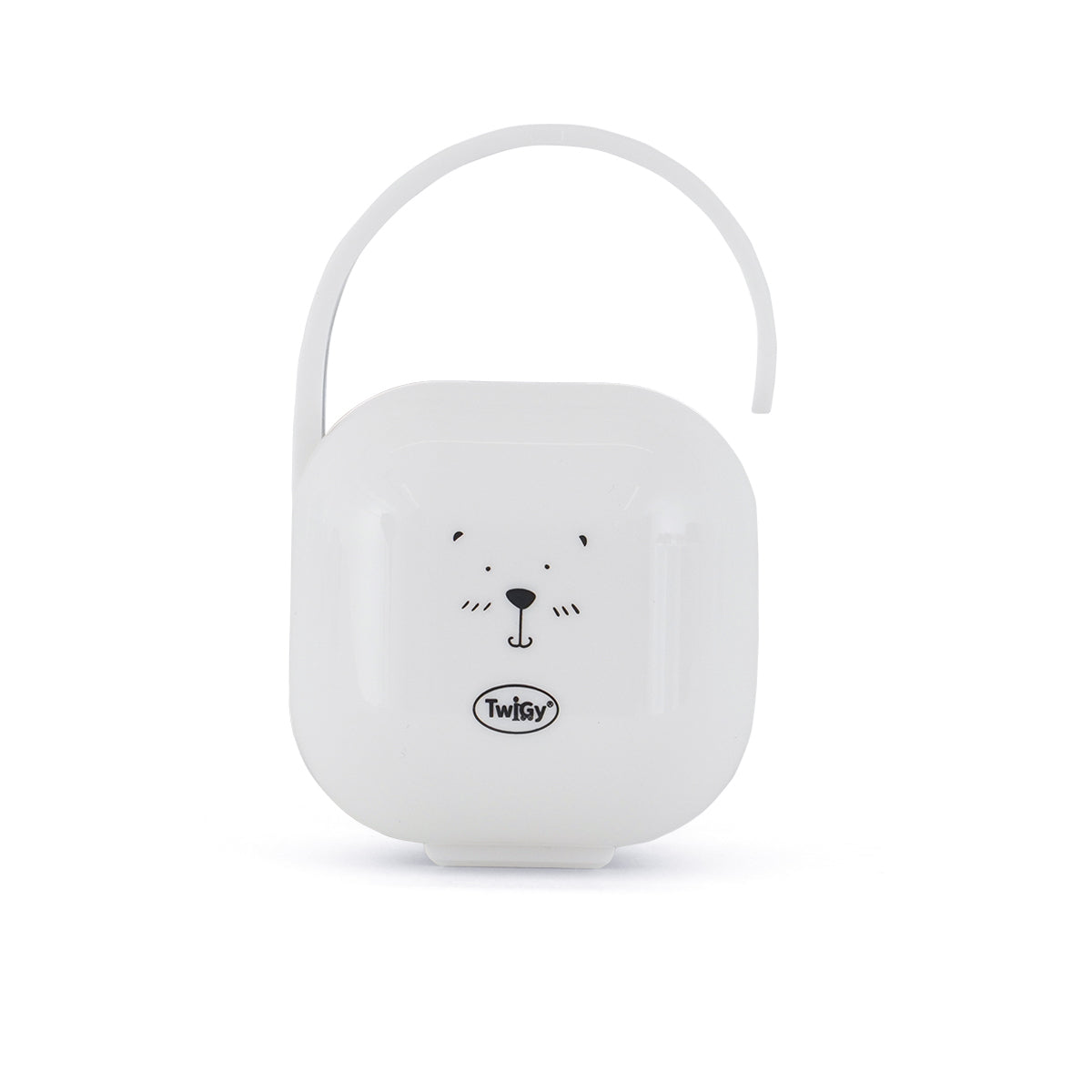 קופסה למוצץ טוויגי לבן | Twigy Flawless™ Pacifier Case White