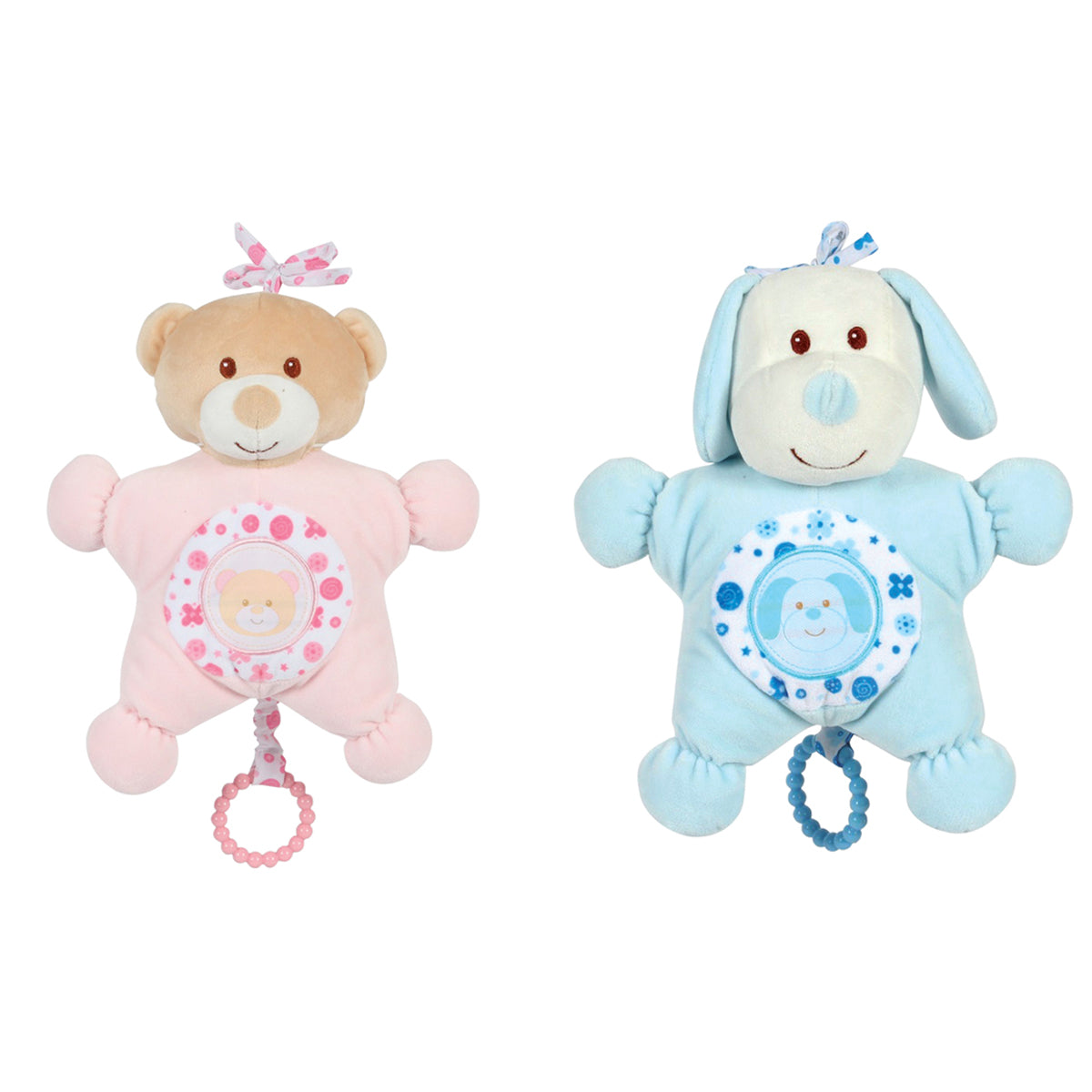 רעשן משיכה תכלת פסטל | Twigy Soft Touch™ Pull Musical Rattle Blue pastel