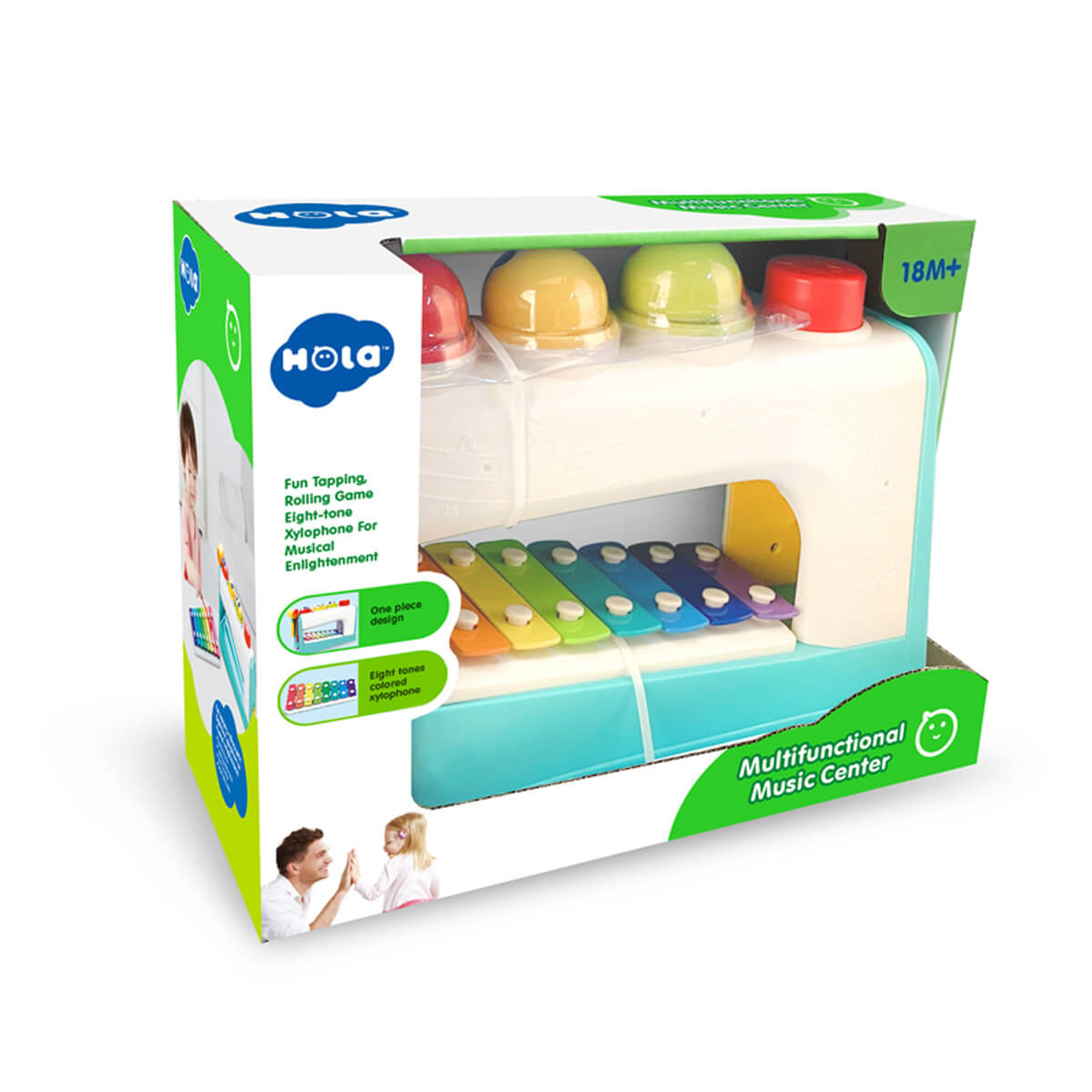 מרכז מוסיקה רב תכליתי הולה טויס | Hola Toys Multifunctional Music Center
