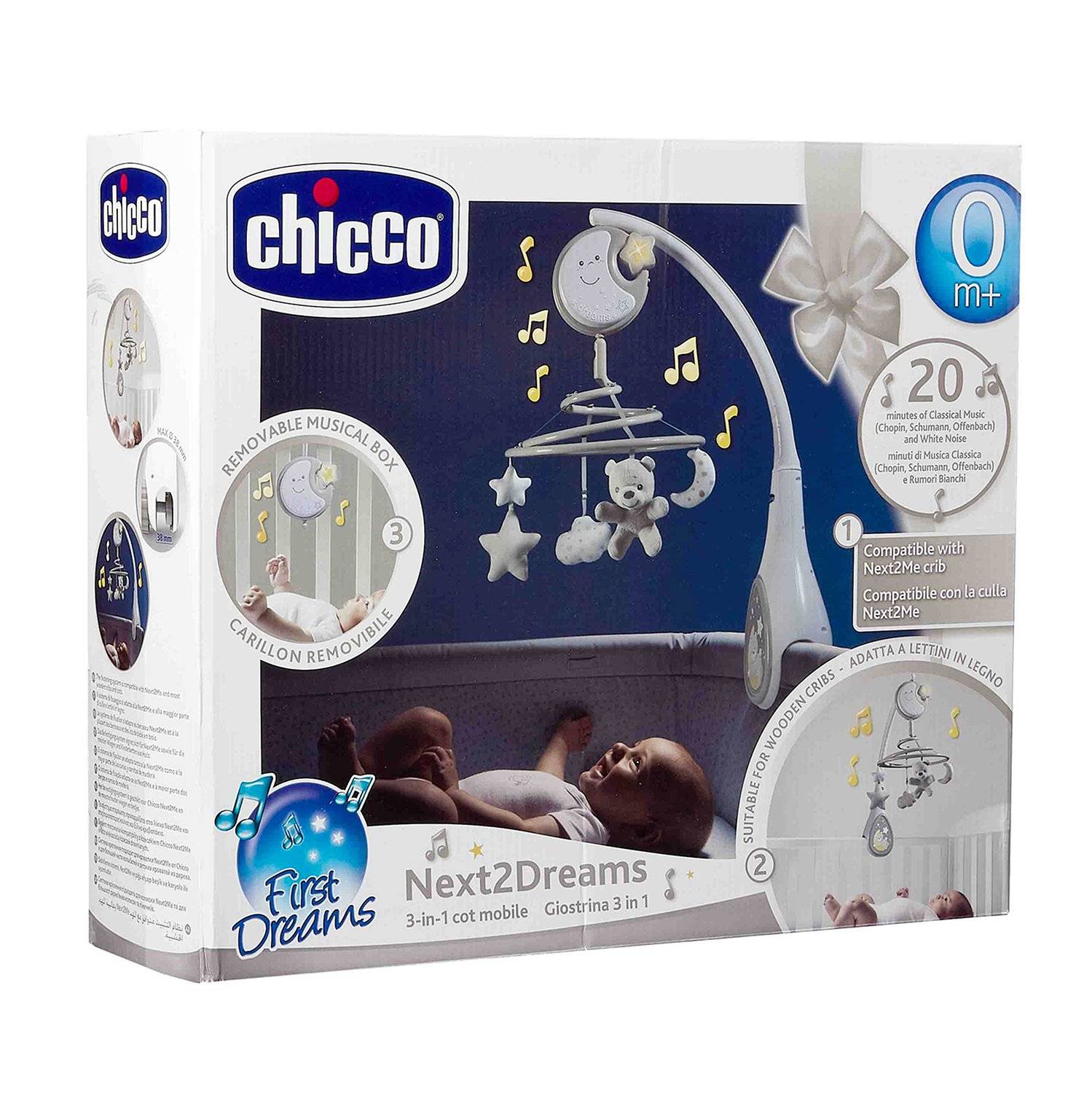 מובייל צ'יקו החלומות הראשונים שלי ורוד בהיר | Chicco Toy FD Next 2 Dreams Light Pink