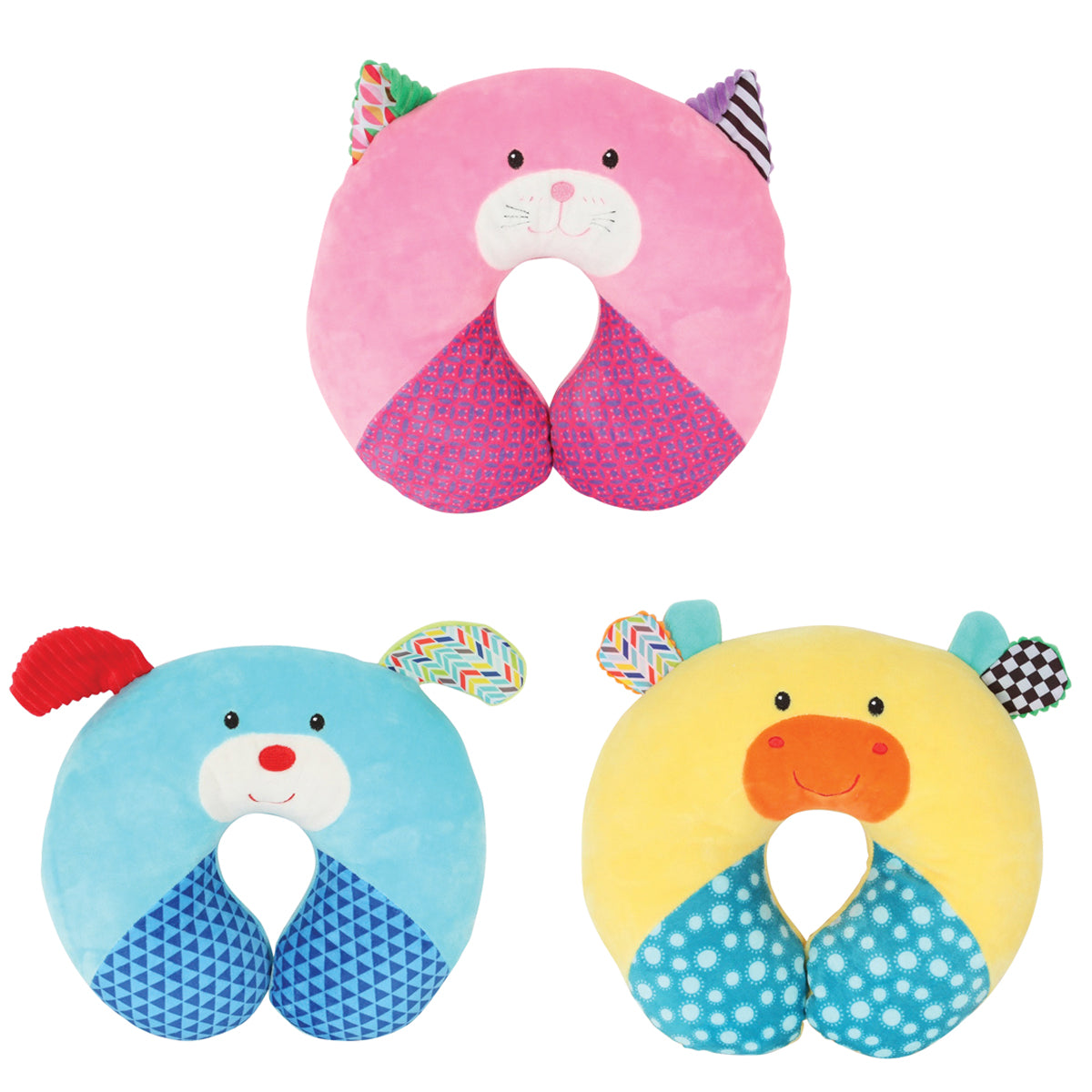 כרית לתינוק טוויגי כחול ותכלת | Twigy Sleeping Pillow™ Baby Pillow Blue & light blue