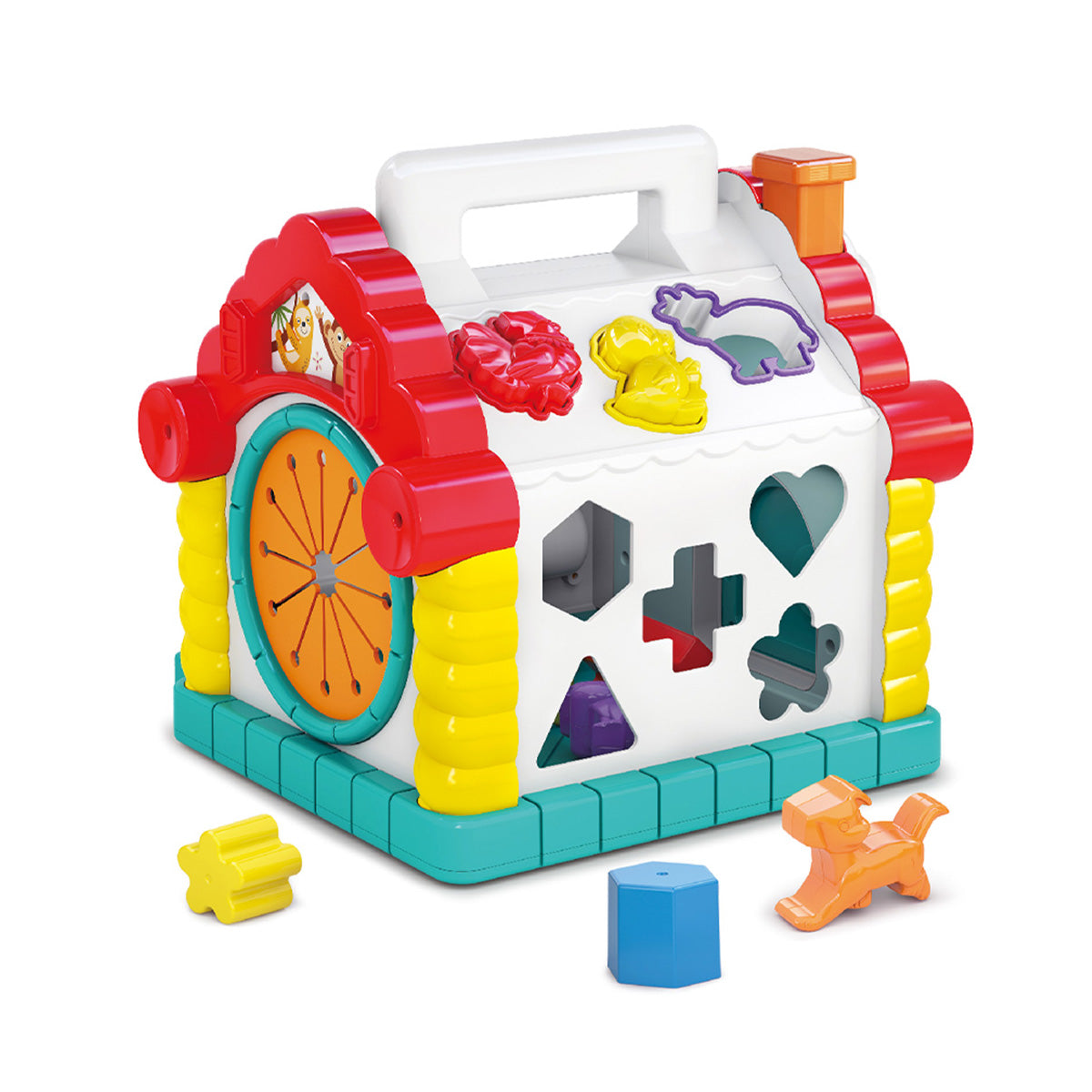 בית פעילות עם קוביות ומיון צורות הולה טויס | Hola Toys Activity House Shape Sorter