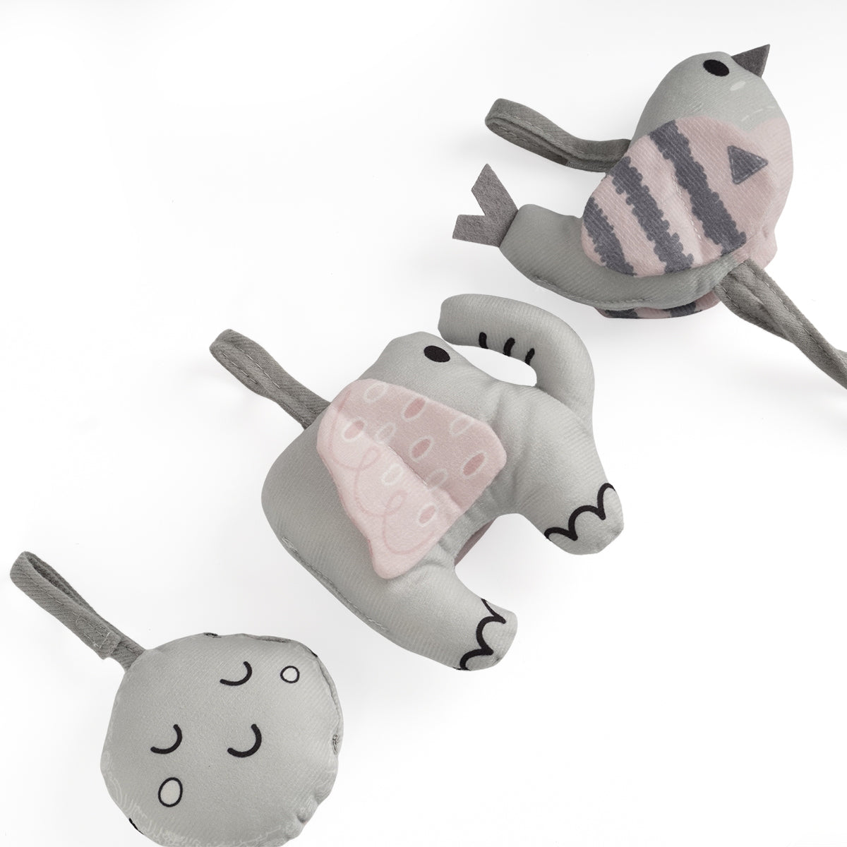 קשת פעילות טוויגי ורוד | Twigy Animals & Smiles Baby Buggy Arch Pink