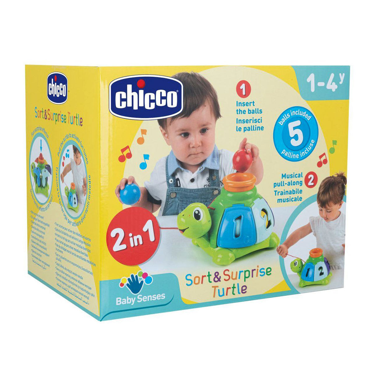 צב הפתעה צ'יקו | Chicco Turtle Sort and Surprise