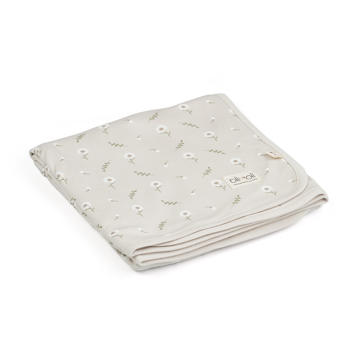 שמיכת קיץ L אולימולי ליין פריחה לבנה | Olimoli White Blossom Summer Blanket 115X85 cm