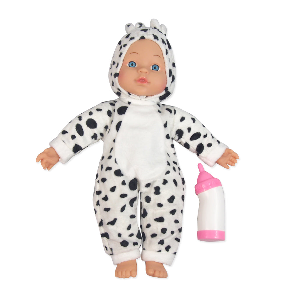בובה עם תחפושת חיות ובקבוק צ׳יטה | Soft Animal Doll With Bottle Cheetah