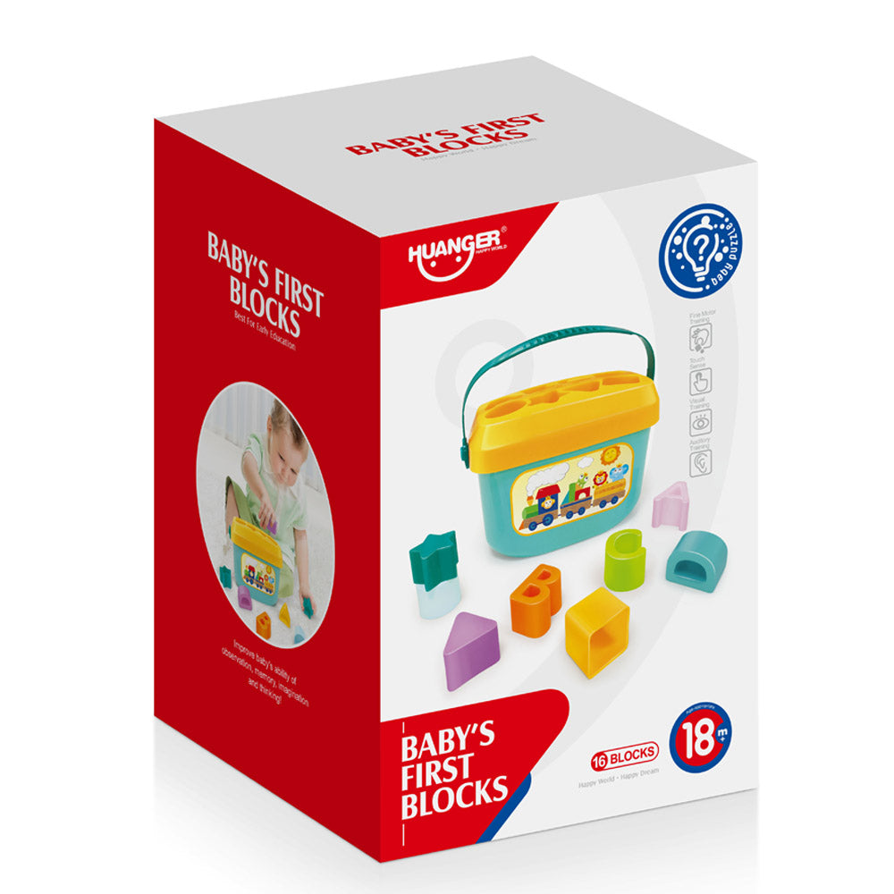 משחק קוביות התאמת צורות האנגר | Huanger Baby Blocks