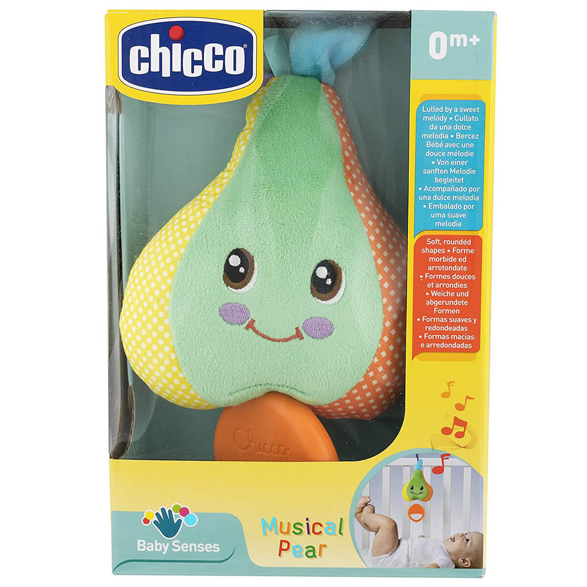 תיבת נגינה מוזיקלית לתינוק צ’יקו | Chicco Baby Senses Musical Box Sweet Pear