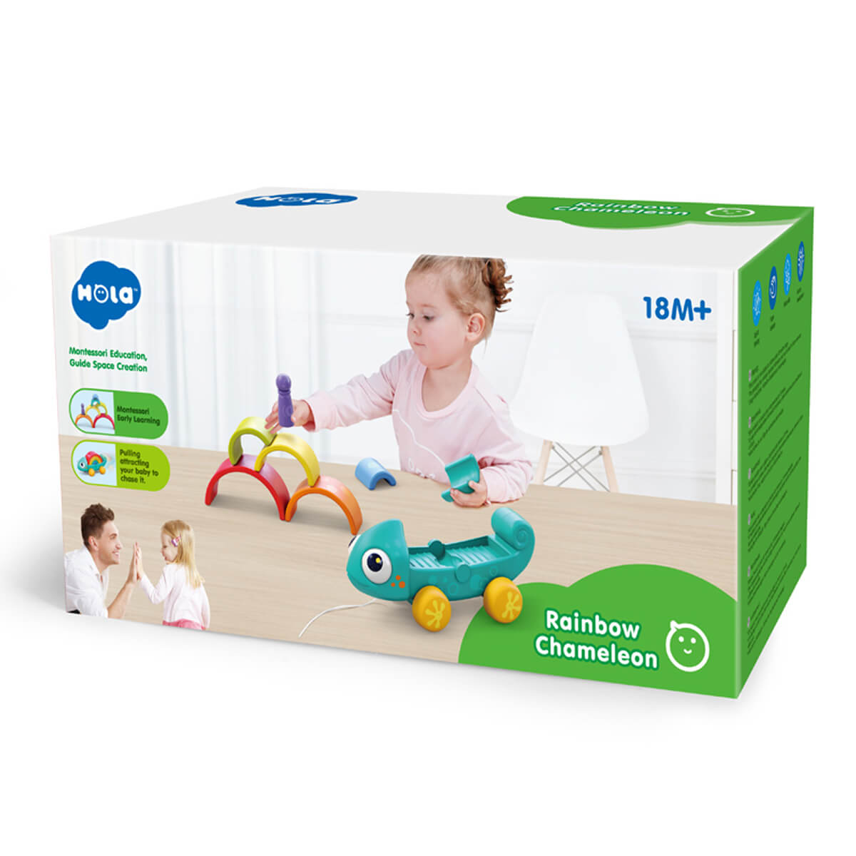 קשת זיקית הולה טויס | Hola Toys Rainbow Chameleon