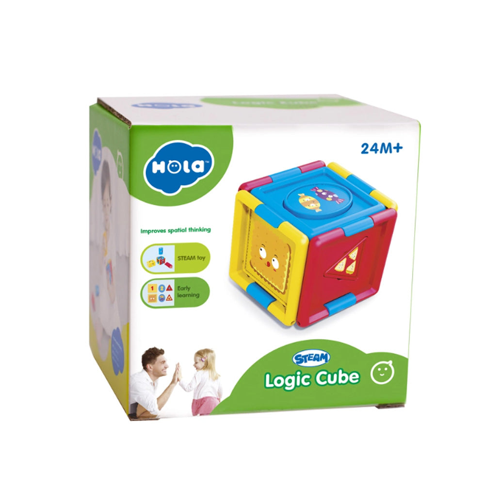קובייה חכמה הולה טויס | Hola Toys Logic Cube Colorful