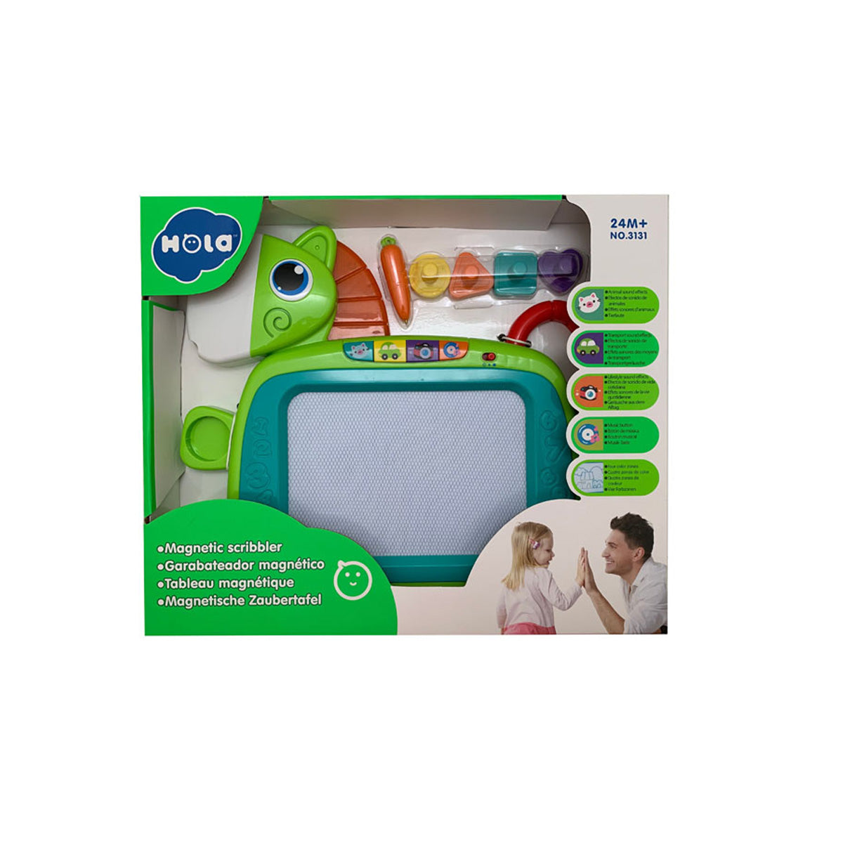 לוח מגנטי הולה טויס | Hola Toys Magnetic Scribbler