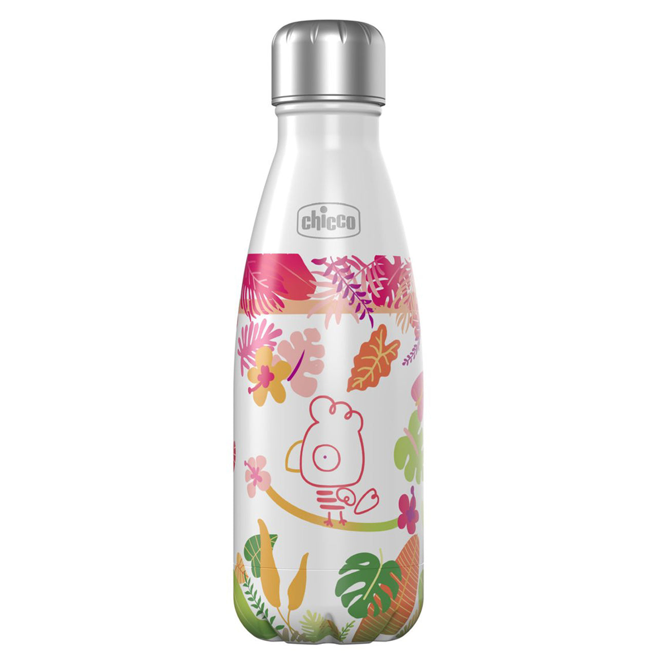 תרמוס / בקבוק נירוסטה צ'יקו 500 מ"ל תוכי | Chicco Inox Bottle 500ML parrot