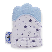 נשכן כפפה סיליקון טוויגי כחול | Twigy Teether Mitten Blue