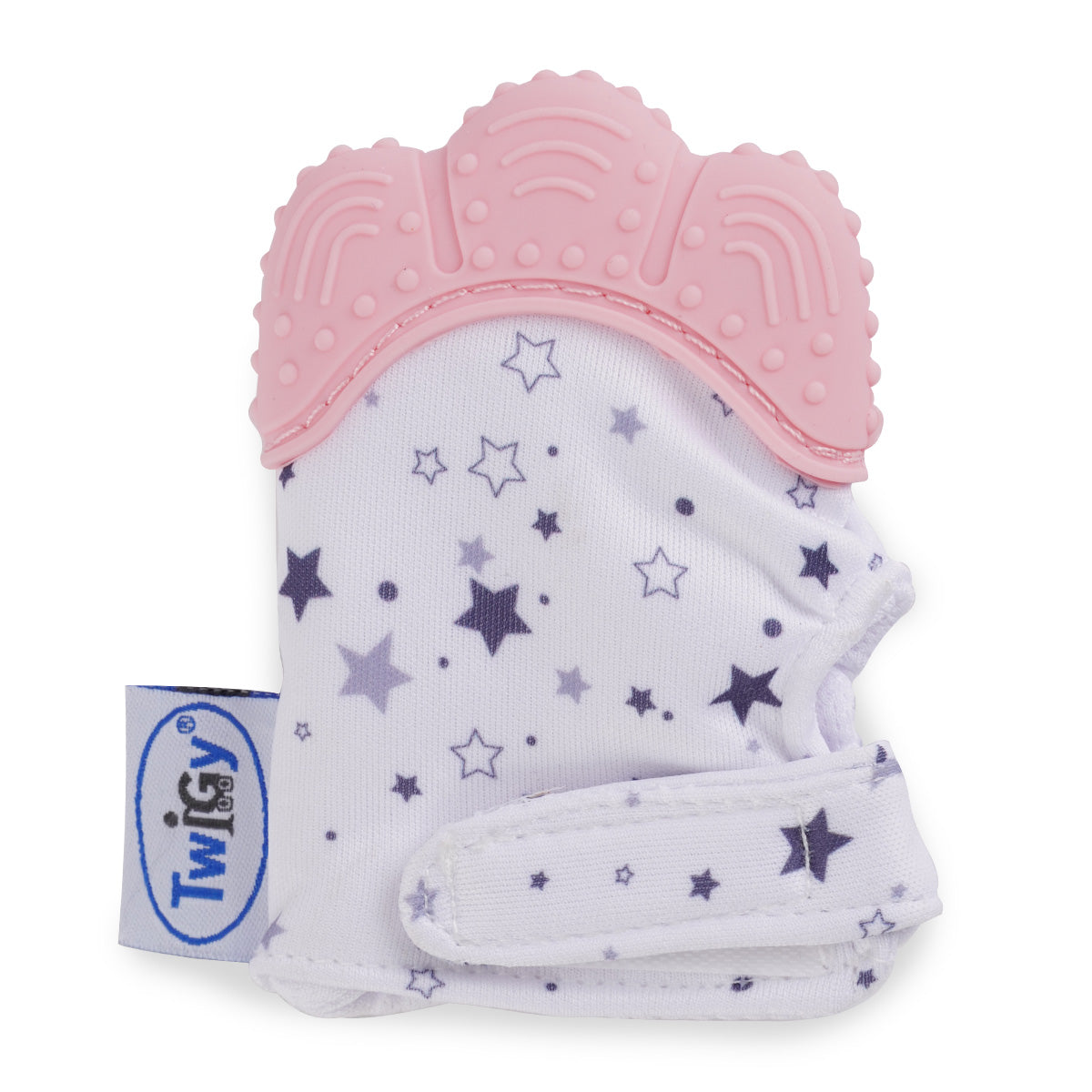 נשכן כפפה סילקון טוויגי ורוד | Twigy Teether Mitten Pink