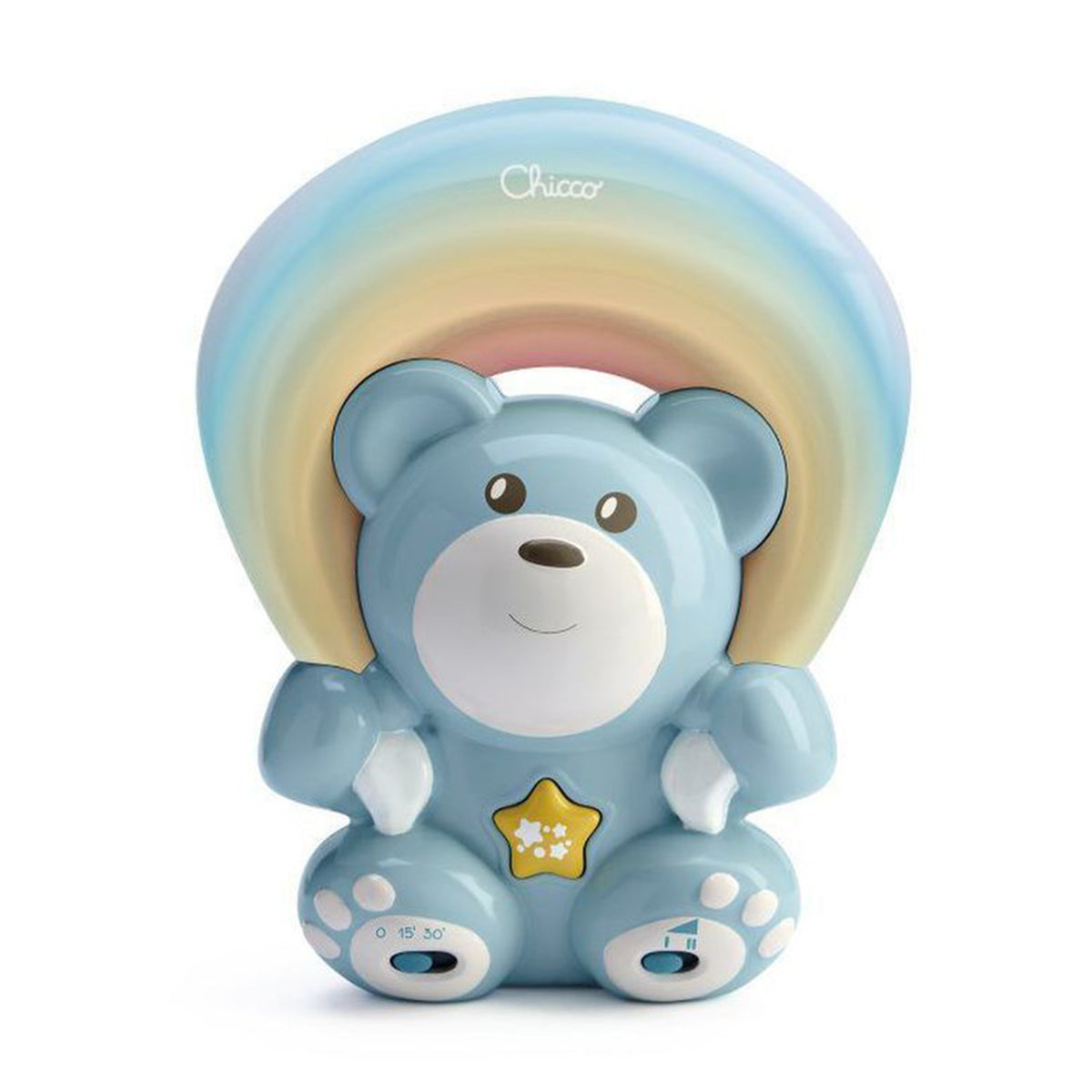 מנורת לילה צ'יקו דובי קשת בענן כחול | Chicco Rainbow Bear Blue