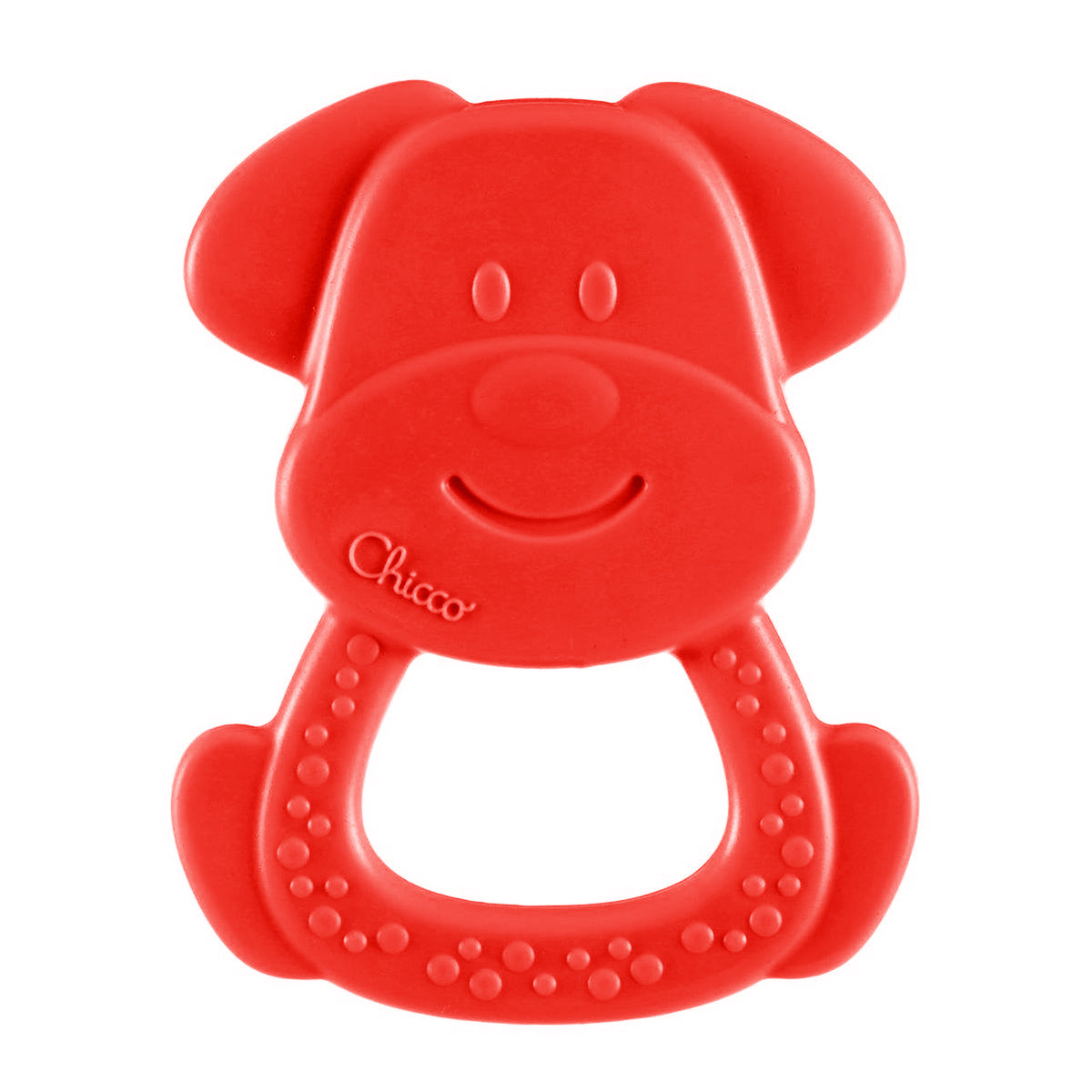נשכן צ'יקו צ'רלי הכלב אדום | Chicco Teether Charlie The Dog ECO Red