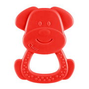 נשכן צ'יקו צ'רלי הכלב אדום | Chicco Teether Charlie The Dog ECO Red