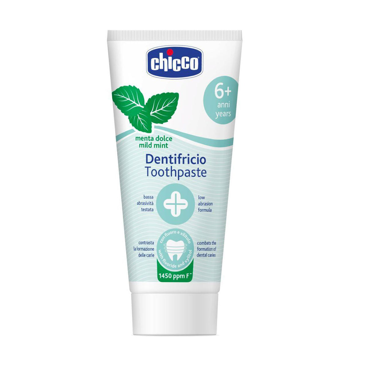 משחת שיניים לילדים 6Y+ צ'יקו בטעם מנטה 50 מ"ל | Toothpaste With Fluoride 50ml Chicco Mint