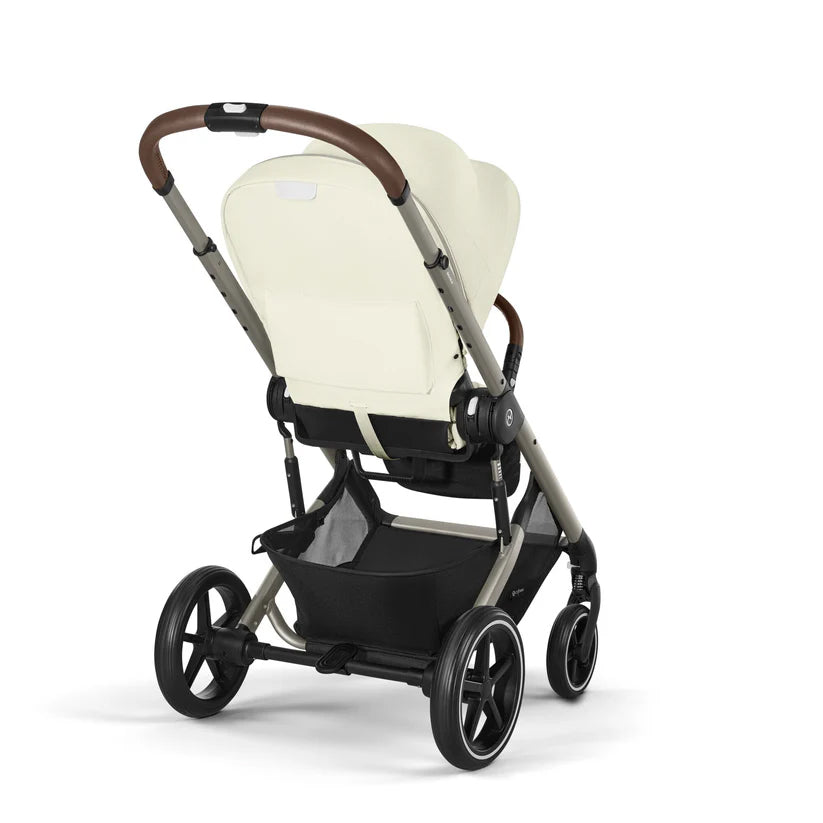 עגלת תינוק משולבת סייבקס בליוס TS5 + סלקל קלאוד G ריפוד אפור | Cybex Balios TS5 + Cloud G