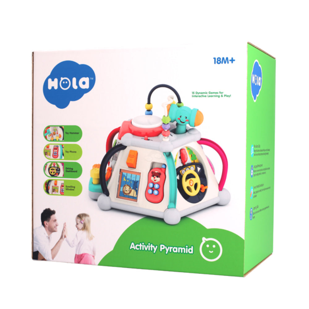 תיבת פעילות הולה טויס | Hola Toys Activite Pyramid