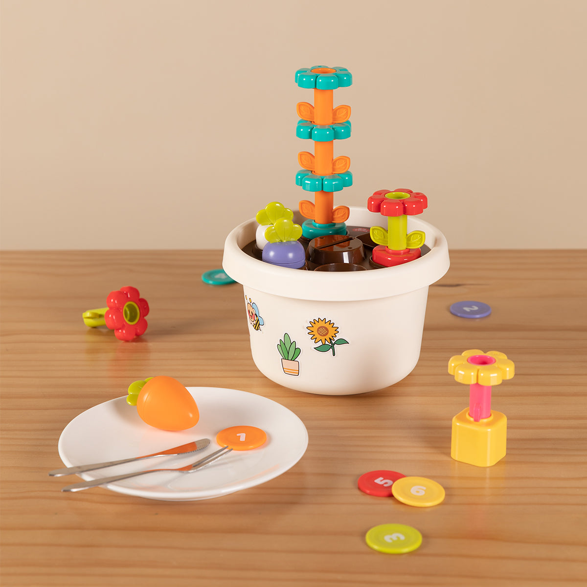 עציץ פרחים חוקר הולה טויס | Hola Toys Explore Potted Plant
