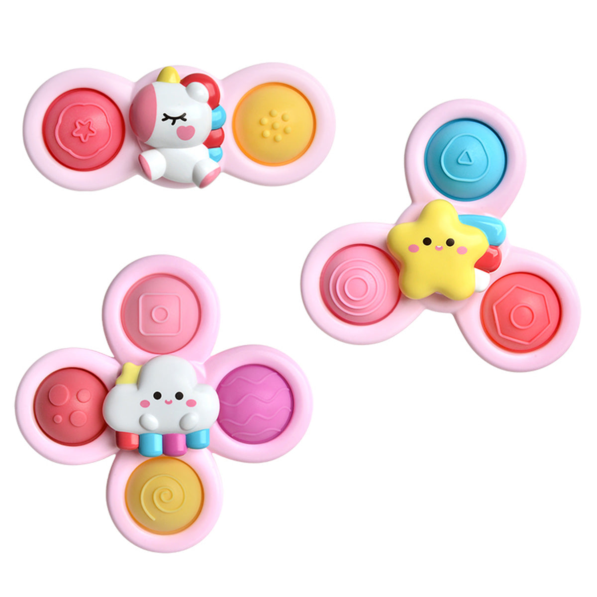 ספינר חד קרן מארז 3 יח' אינג בייבי | Ing Baby Unicorns Spin 3 pcs