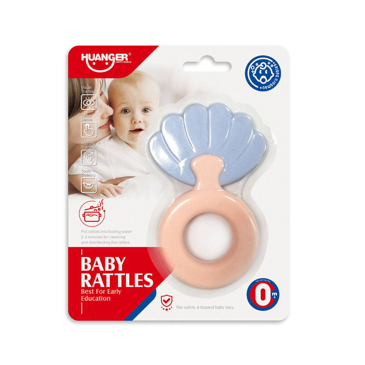 נשכן רעשן האנגר | Huanger Teether Rattle Toys