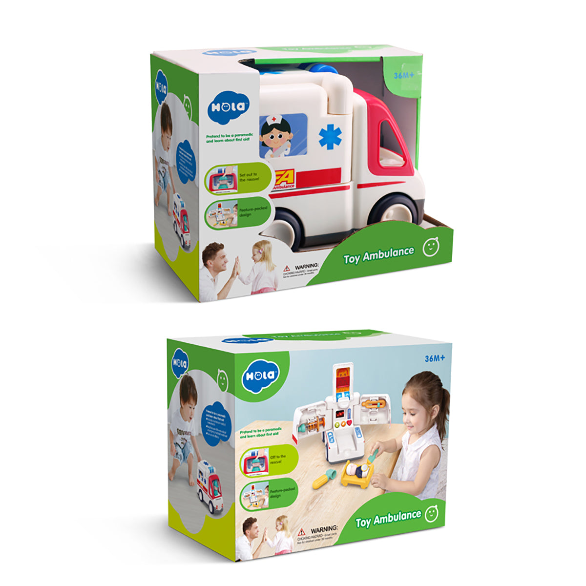 אמבולנס צעצוע הולה טויס | Hola Toys Toy Ambulance Colorful