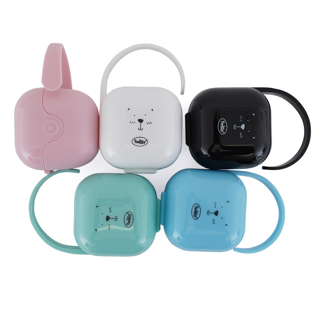 קופסה למוצץ טוויגי שחור | Twigy Flawless™ Pacifier Case Black