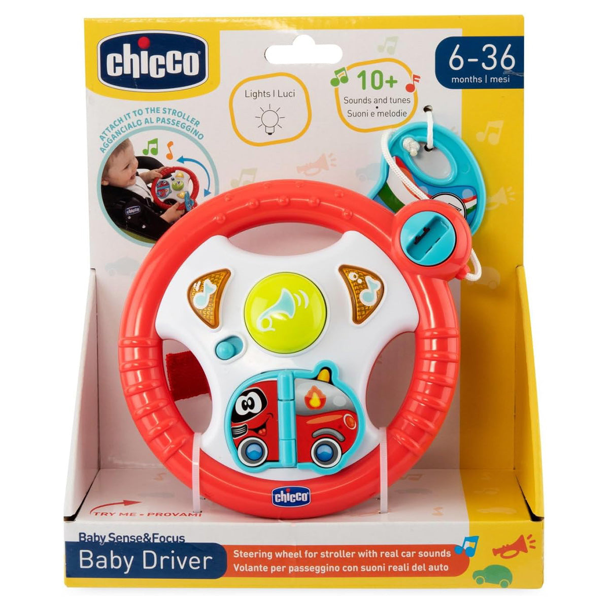 צעצוע הגה לתינוק צ'יקו | Chicco Toy BSF Baby Driver