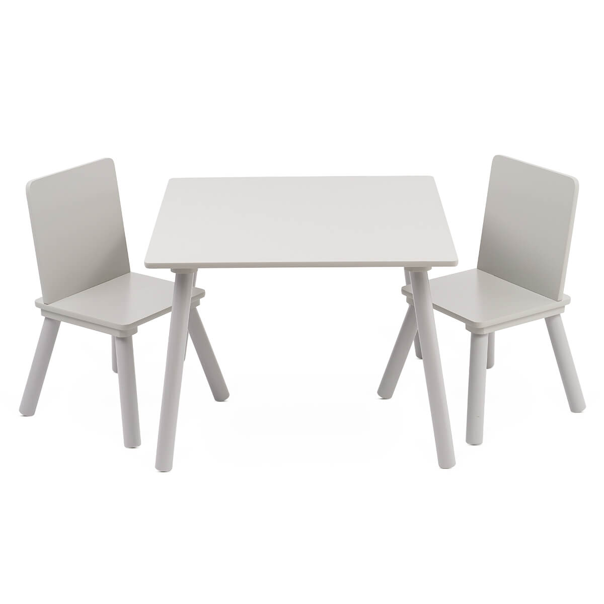 סט שולחן + 2 כיסאות טוויגי מורל אפור | ™Twigy Morell Thunder