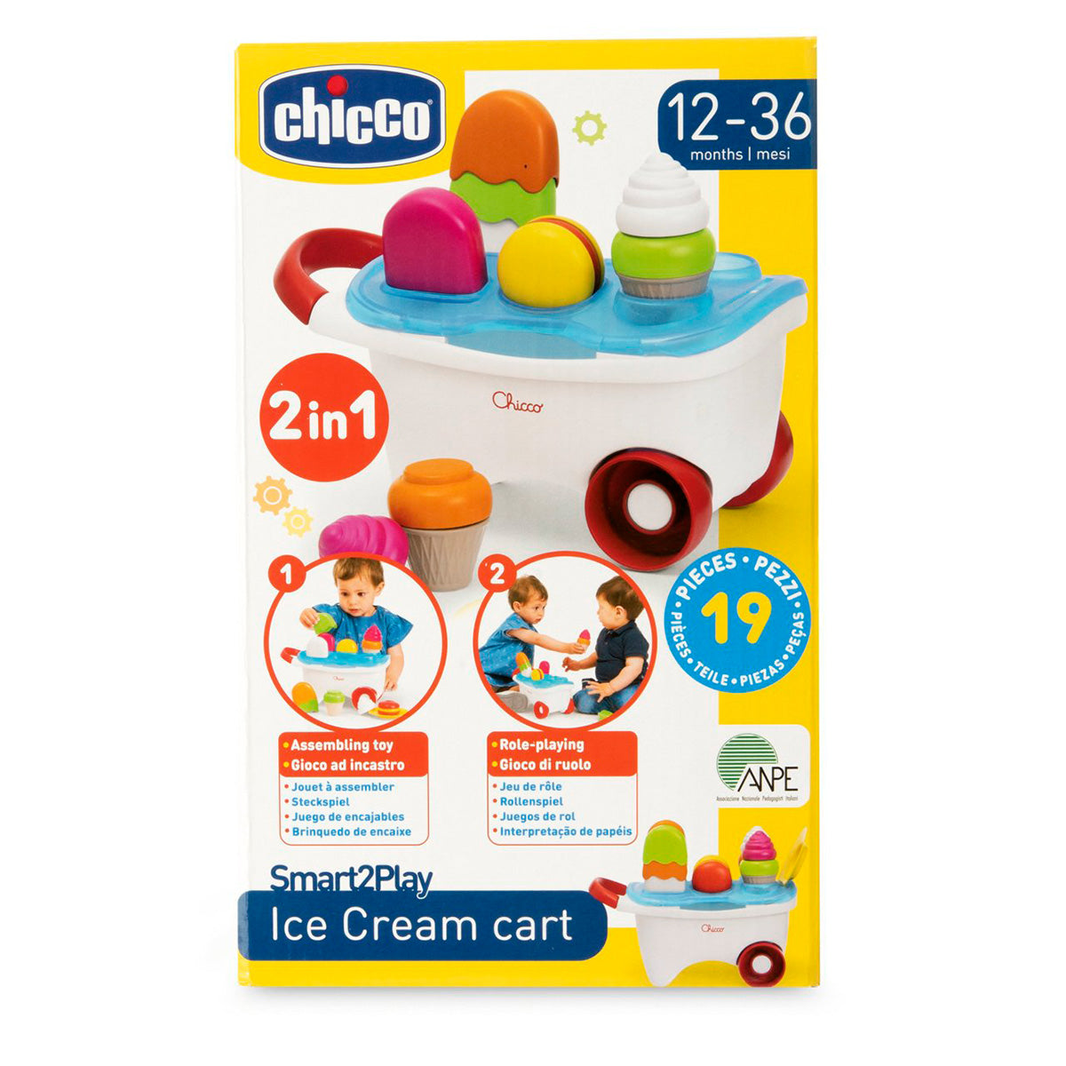 עגלת גלידה צ'יקו | Chicco Toy S2P Ice Cream Cart