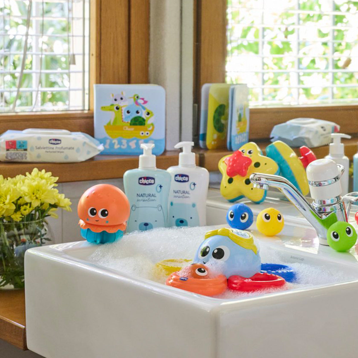 ספר לאמבטיה צ'יקו 123 | Chicco Toy BSF 123 Bath Book