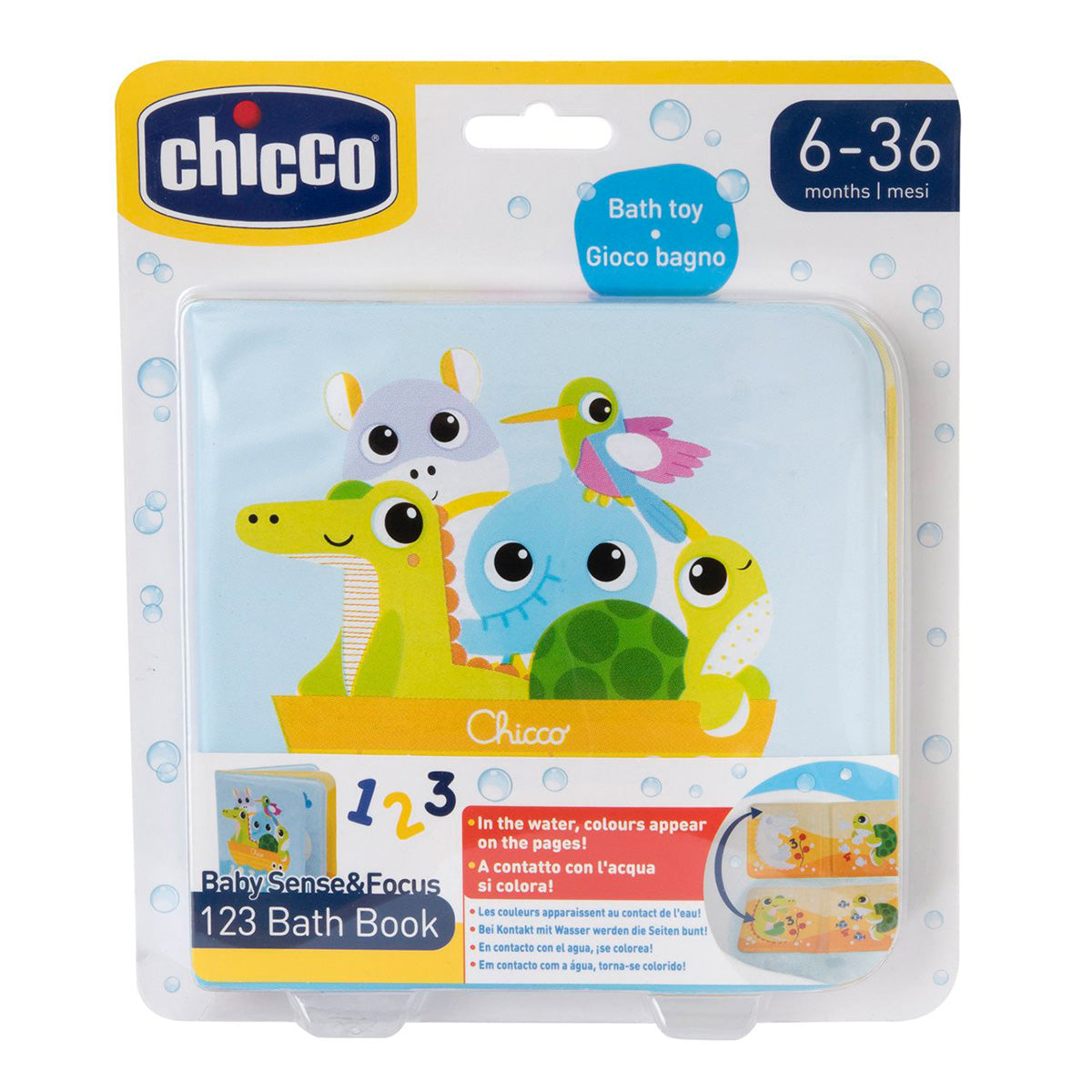 ספר לאמבטיה צ'יקו 123 | Chicco Toy BSF 123 Bath Book