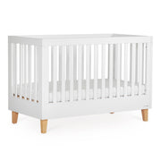 מיטת תינוק דייניז וואלי 127X63 ס"מ לבן/עץ | Dainy's Valley™ Baby Bed White/Wood