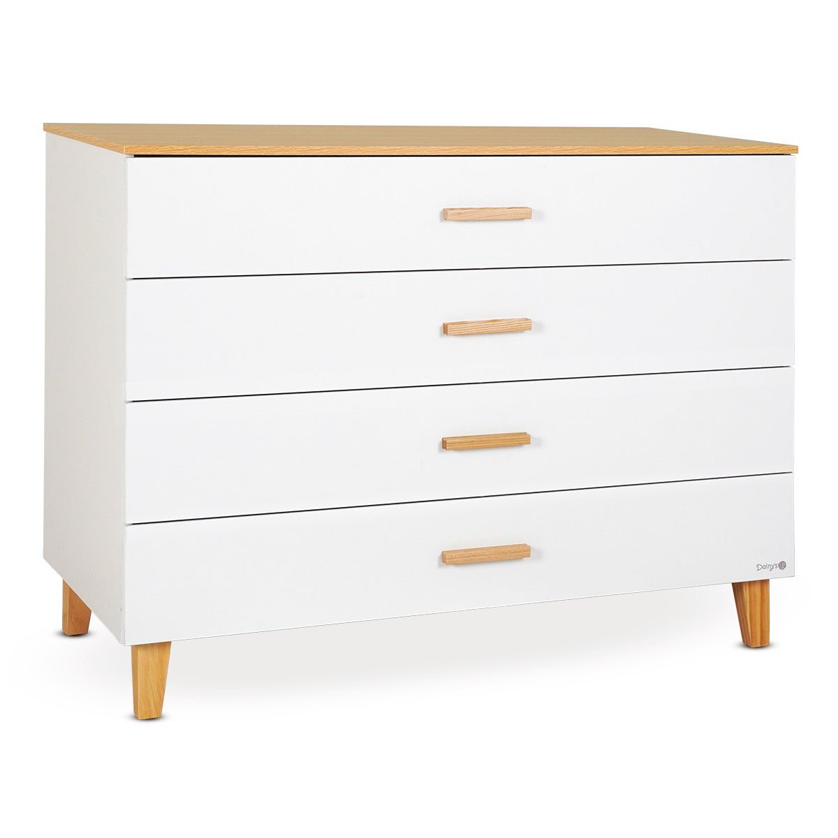 שידת אחסנה דייניז ראנצ' 120 ס"מ לבן/עץ | Dainy's Ranch™ Dresser White/Wood